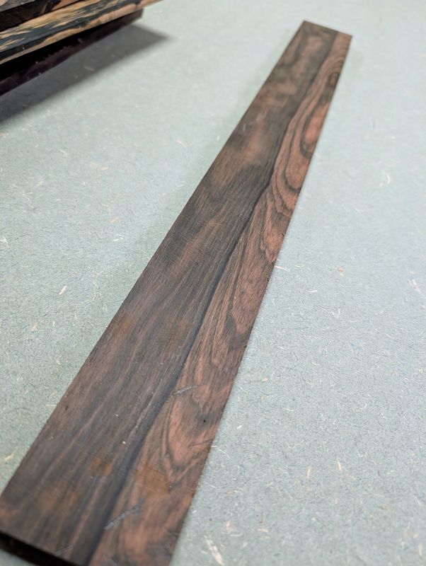 Mun Ebony Baritone Fingerboard Blank 12530