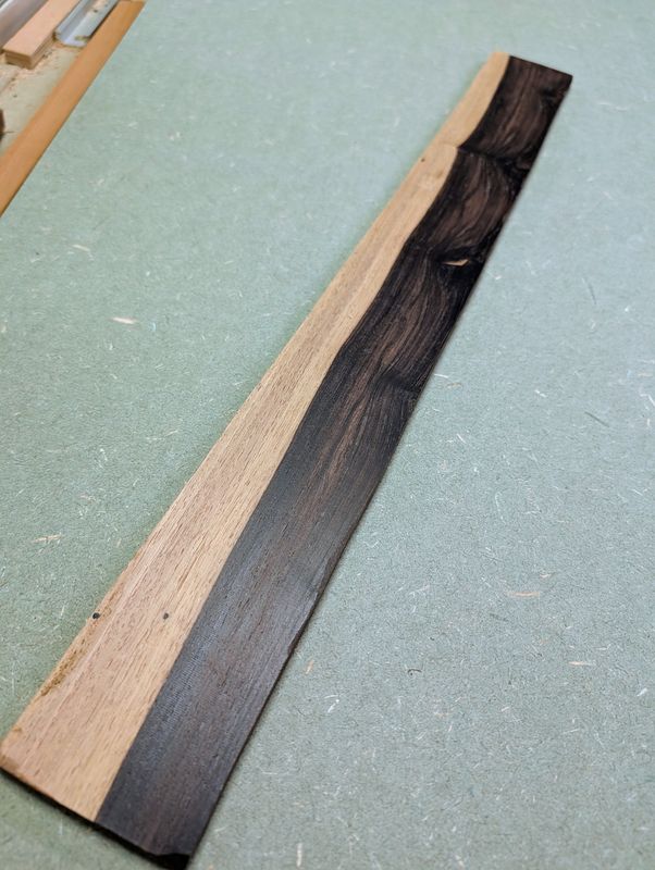Burmese Blackwood Baritone Fingerboard Blank 12534