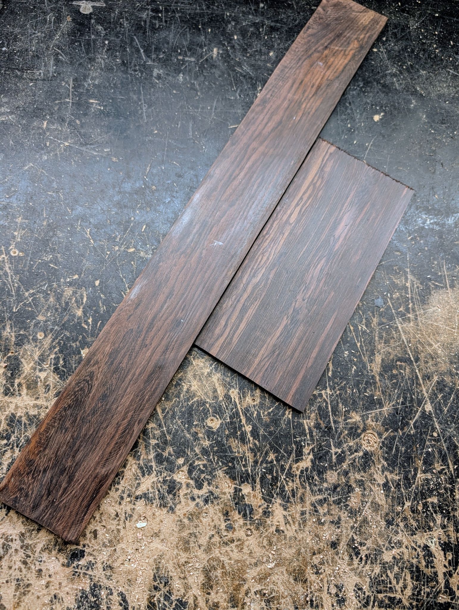 Burmese Blackwood Fingerboard and Headplate 12539