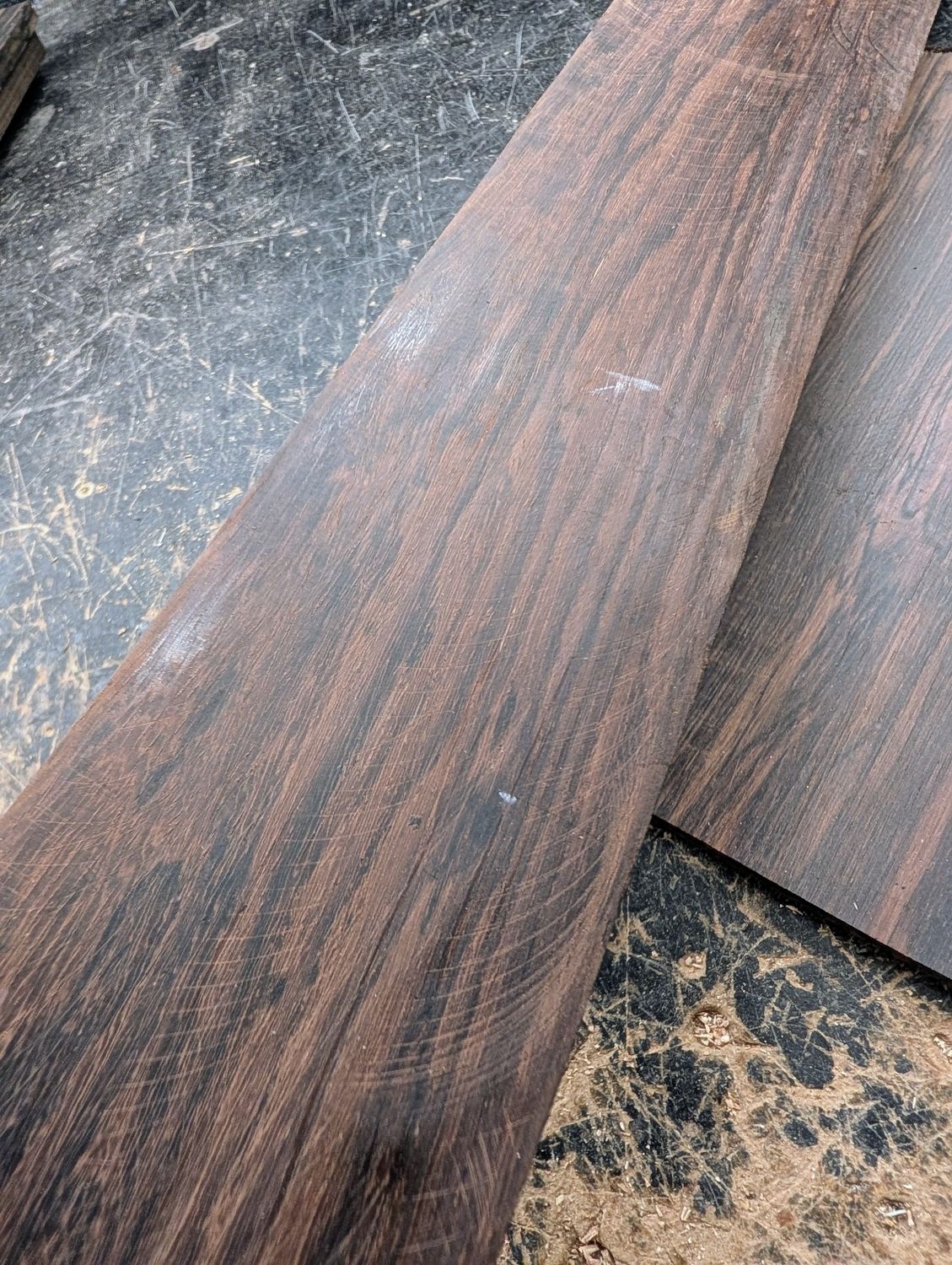 Burmese Blackwood Fingerboard and Headplate 12539