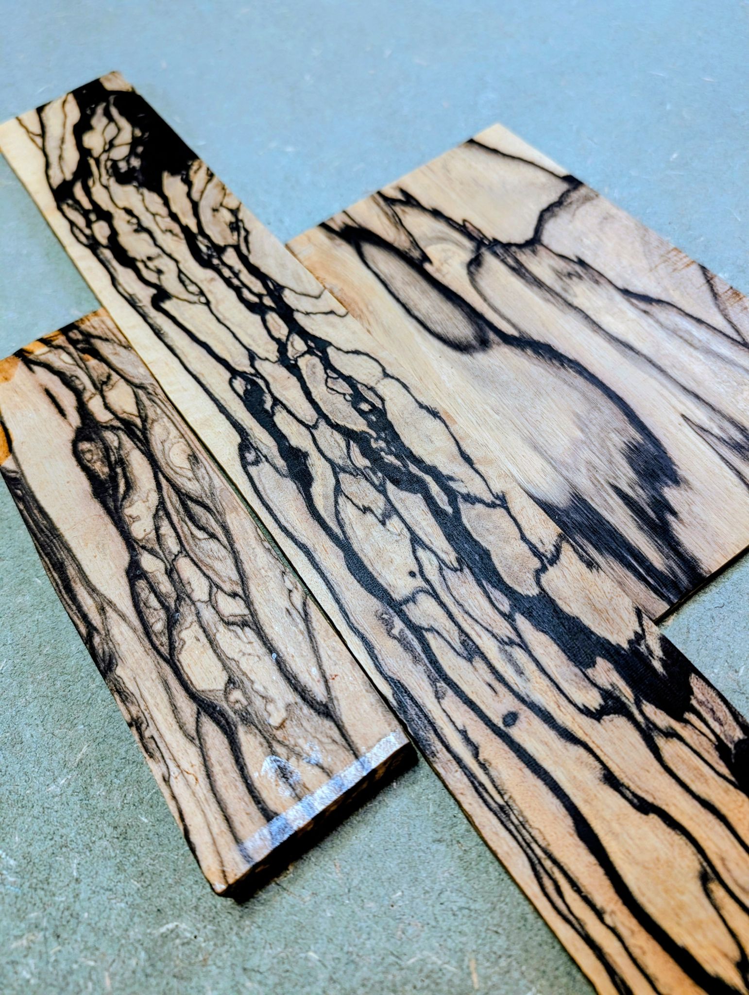 Pale Moon Ebony Fingerboard, Bridge and Headplate 12536