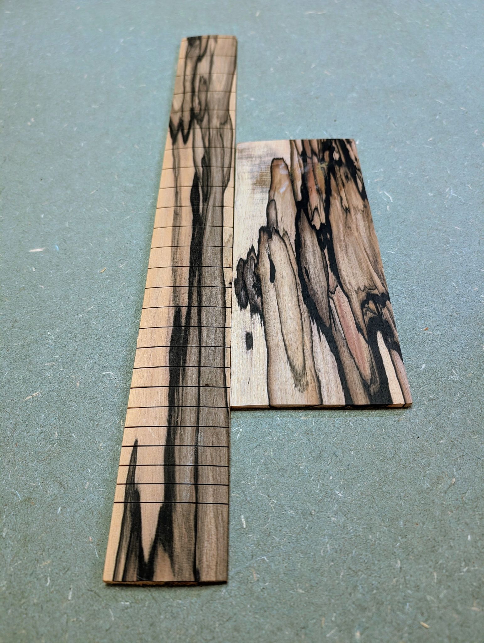 Pale Moon Ebony Finished Fingerboard and Large Headplate 12537
