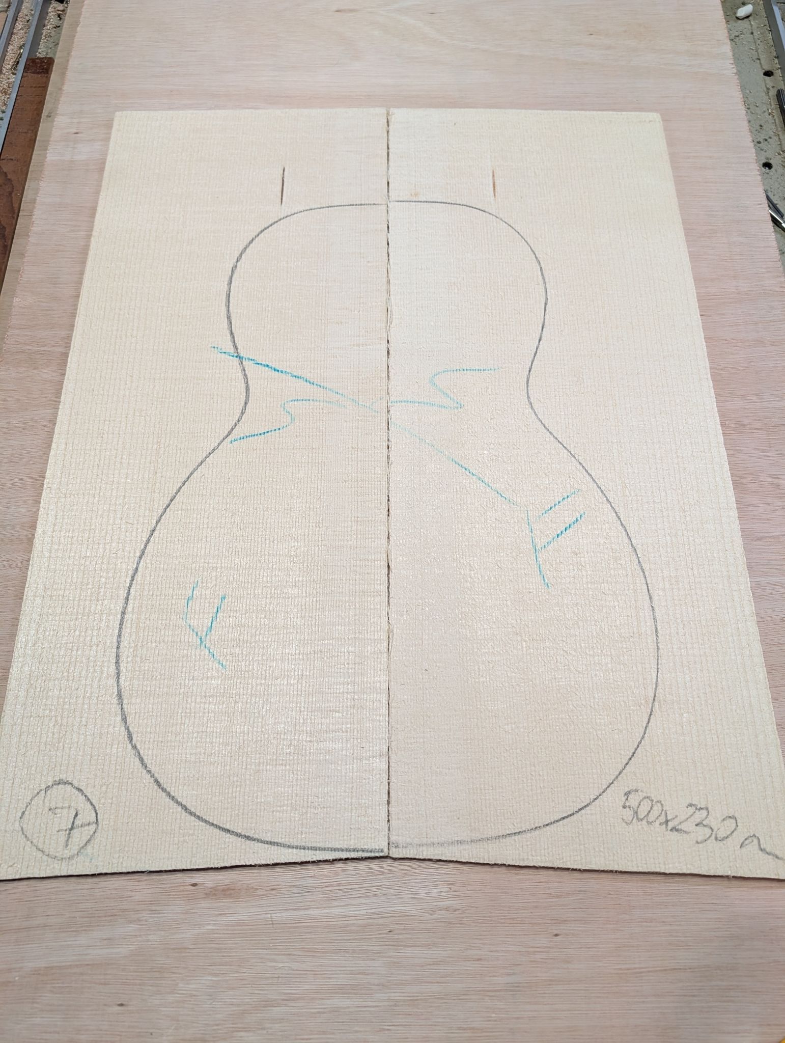 AA European Spruce Soundboard 12548