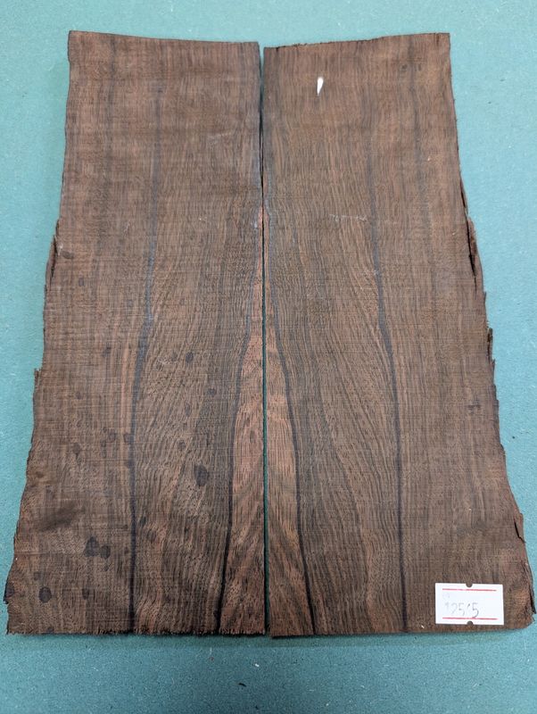 Unique Bookmatched Mun Ebony Headplate 12565