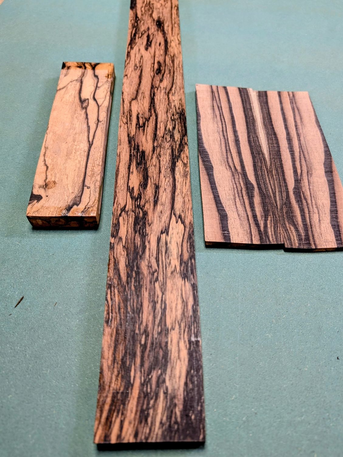 Pale Moon Ebony Fingerboard, Bridge and Headplate 12569