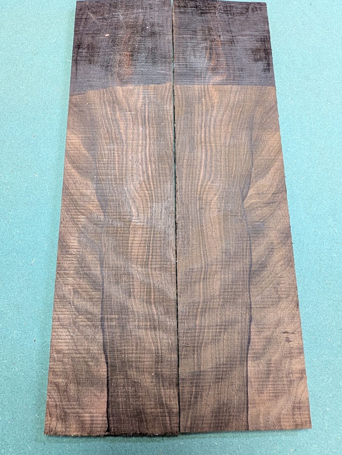 XL Unique Bookmatched Mun Ebony Headplate 12566