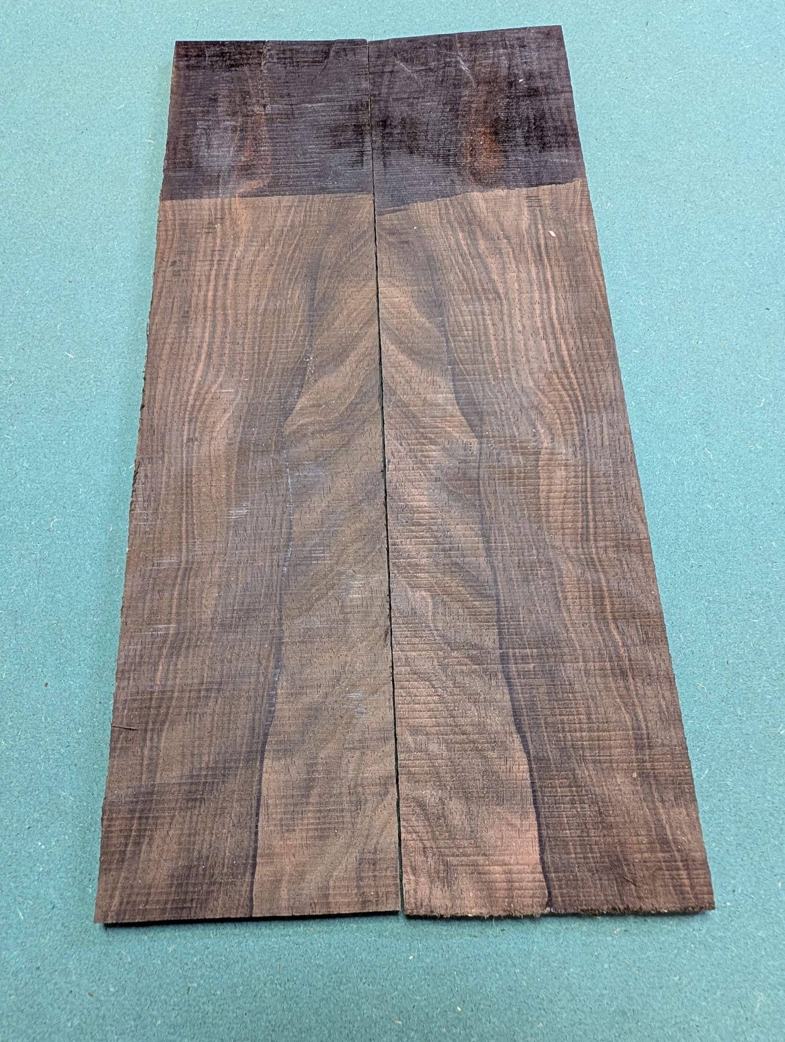 XL Unique Bookmatched Mun Ebony Headplate 12566