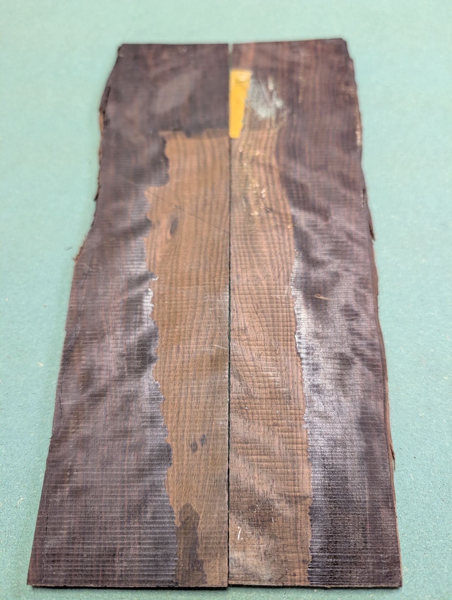XL Unique Bookmatched Mun Ebony Headplate 12567