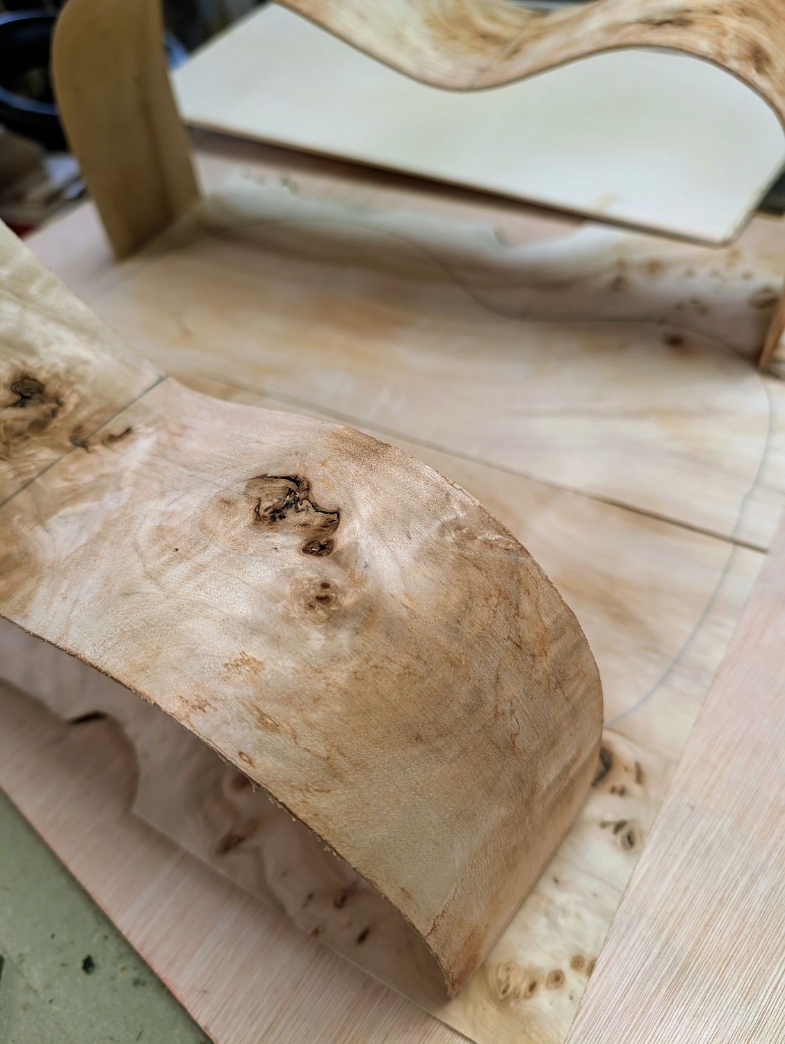 Finished Parts and Tonewood for OM Guitar 12577