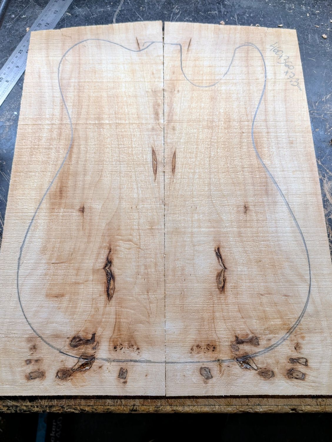British Mappa Burl Tele Drop Top