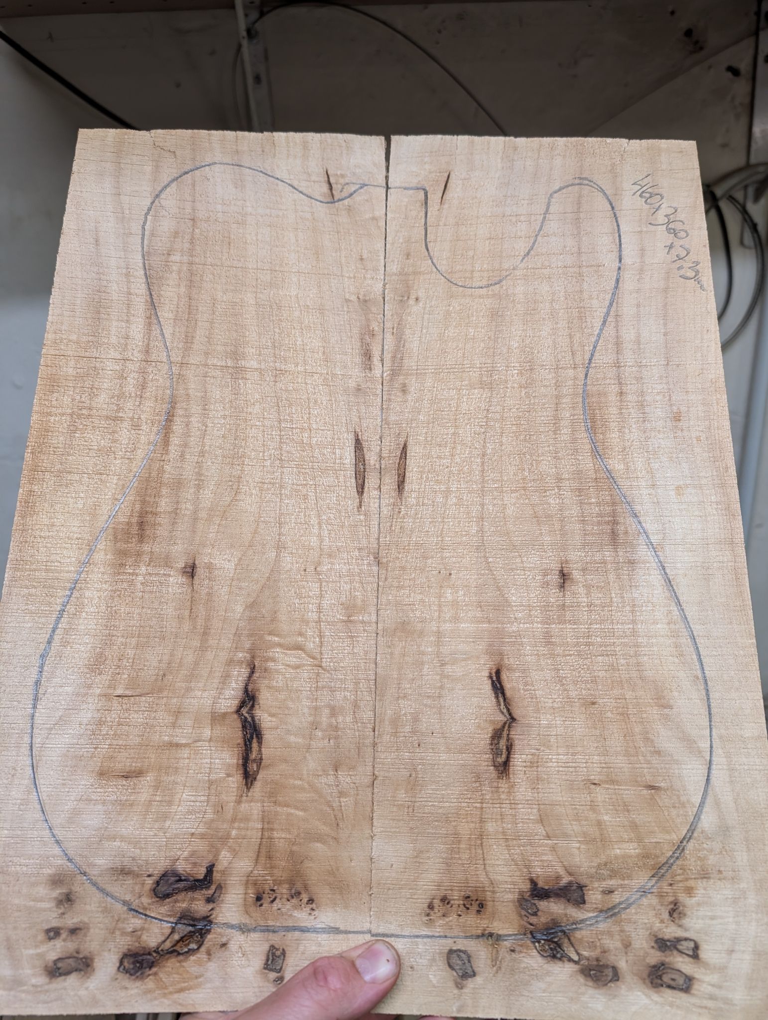 British Mappa Burl Tele Drop Top