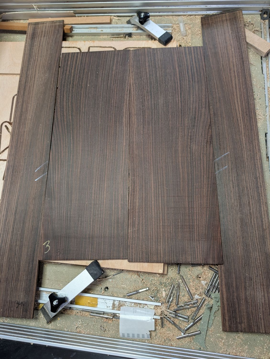 Indian Rosewood Back and Sides Set 12584