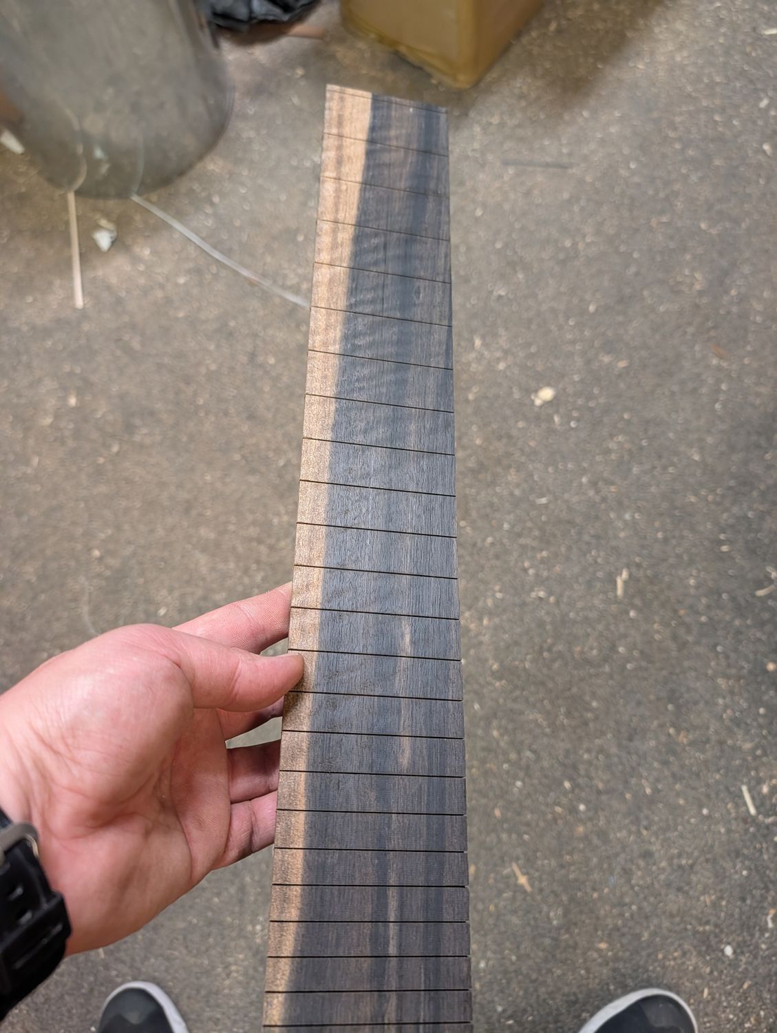 Curly African Ebony Fingerboard 25.5
