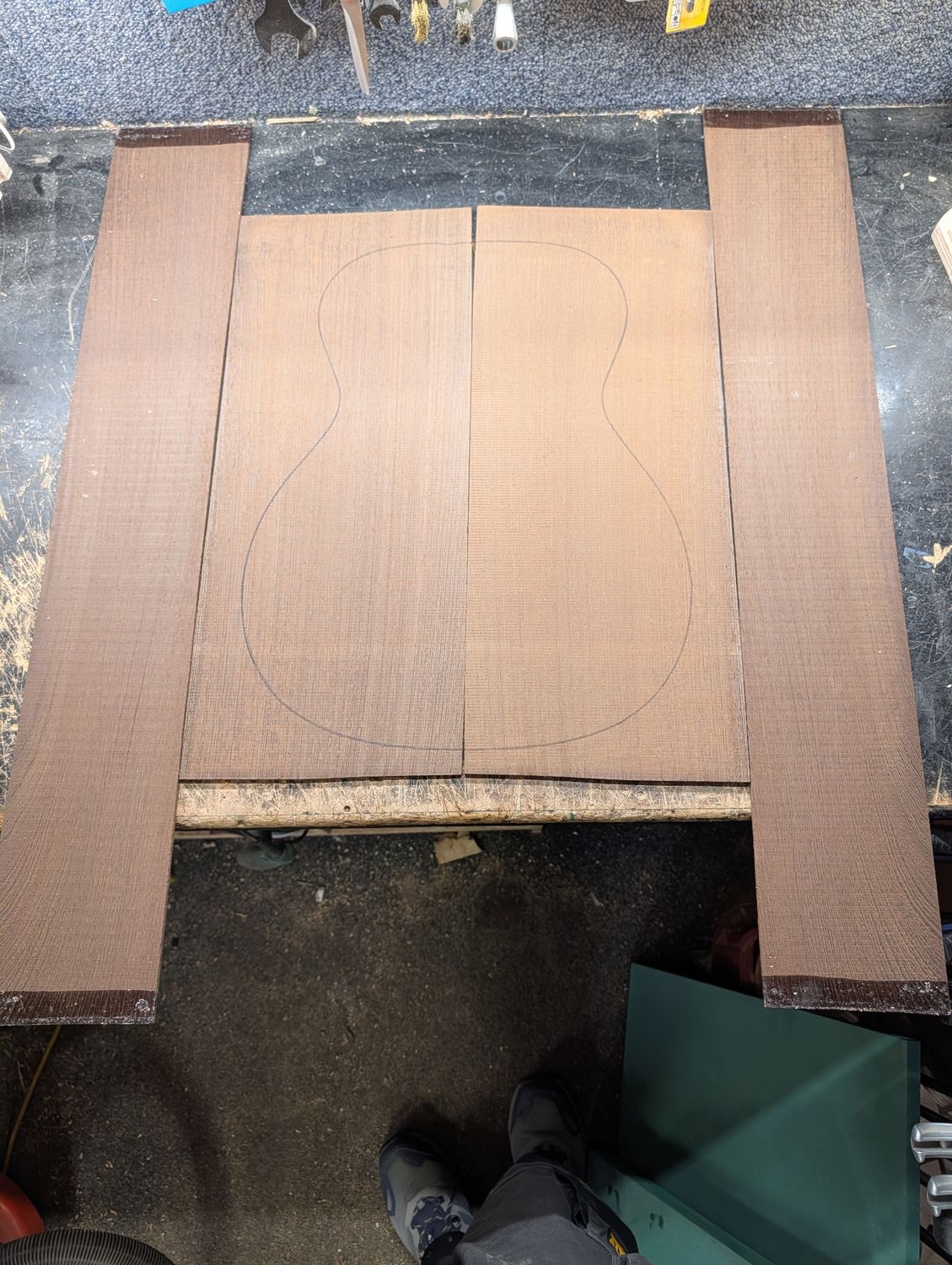 Wenge Large Back and Sides Set 12599