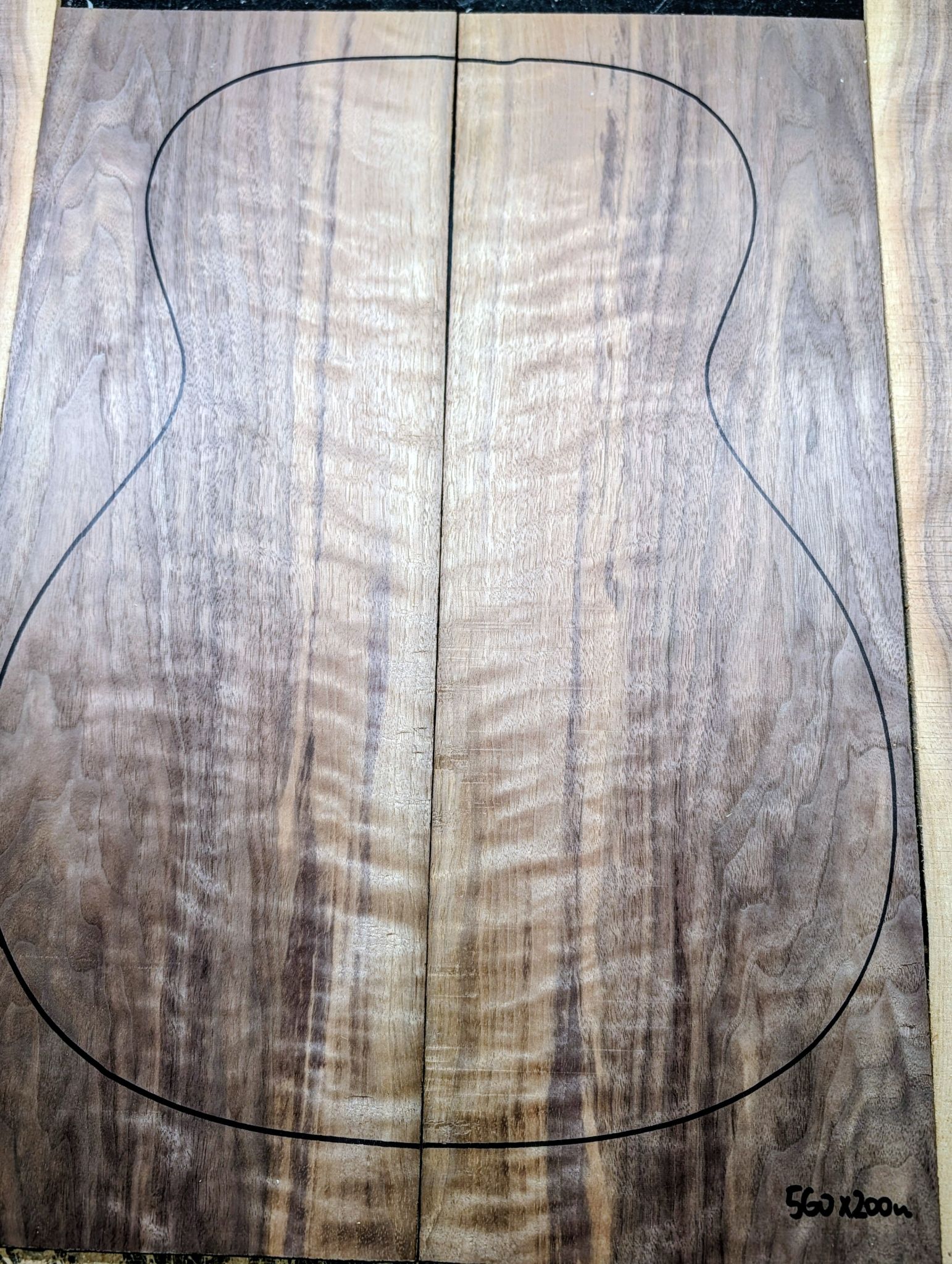 Figured American Walnut Back and Sides Set