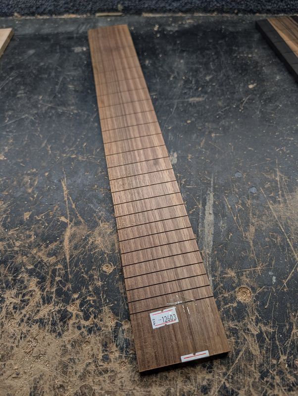 Finished Guitar Fingerboard 25.5" 12603