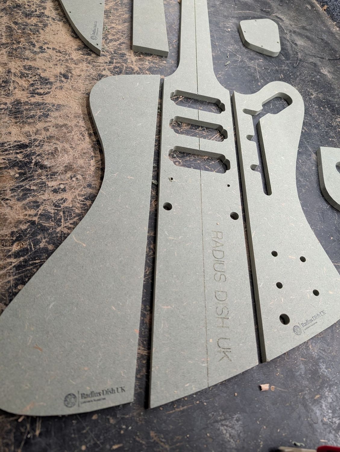 Firebird Neck-Trough Set of Templates