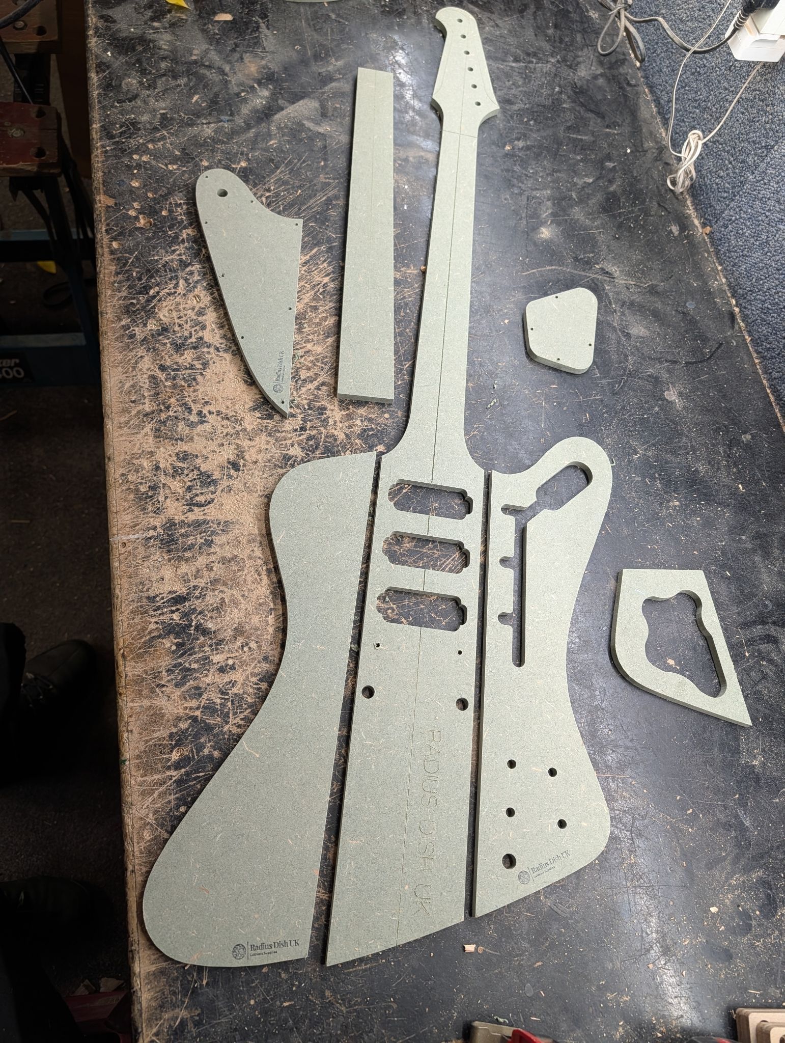 Firebird Neck-Trough Set of Templates