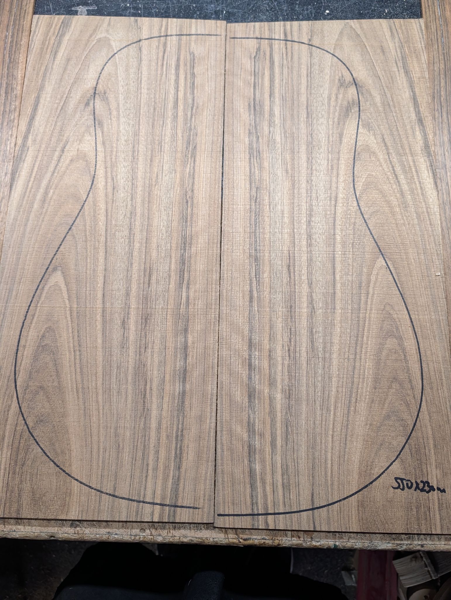 Ovangkol Back And Sides Set 12613