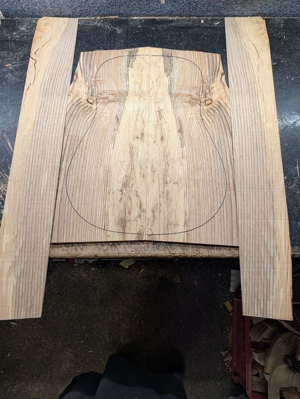 British Ash Back and Sides Set 12619