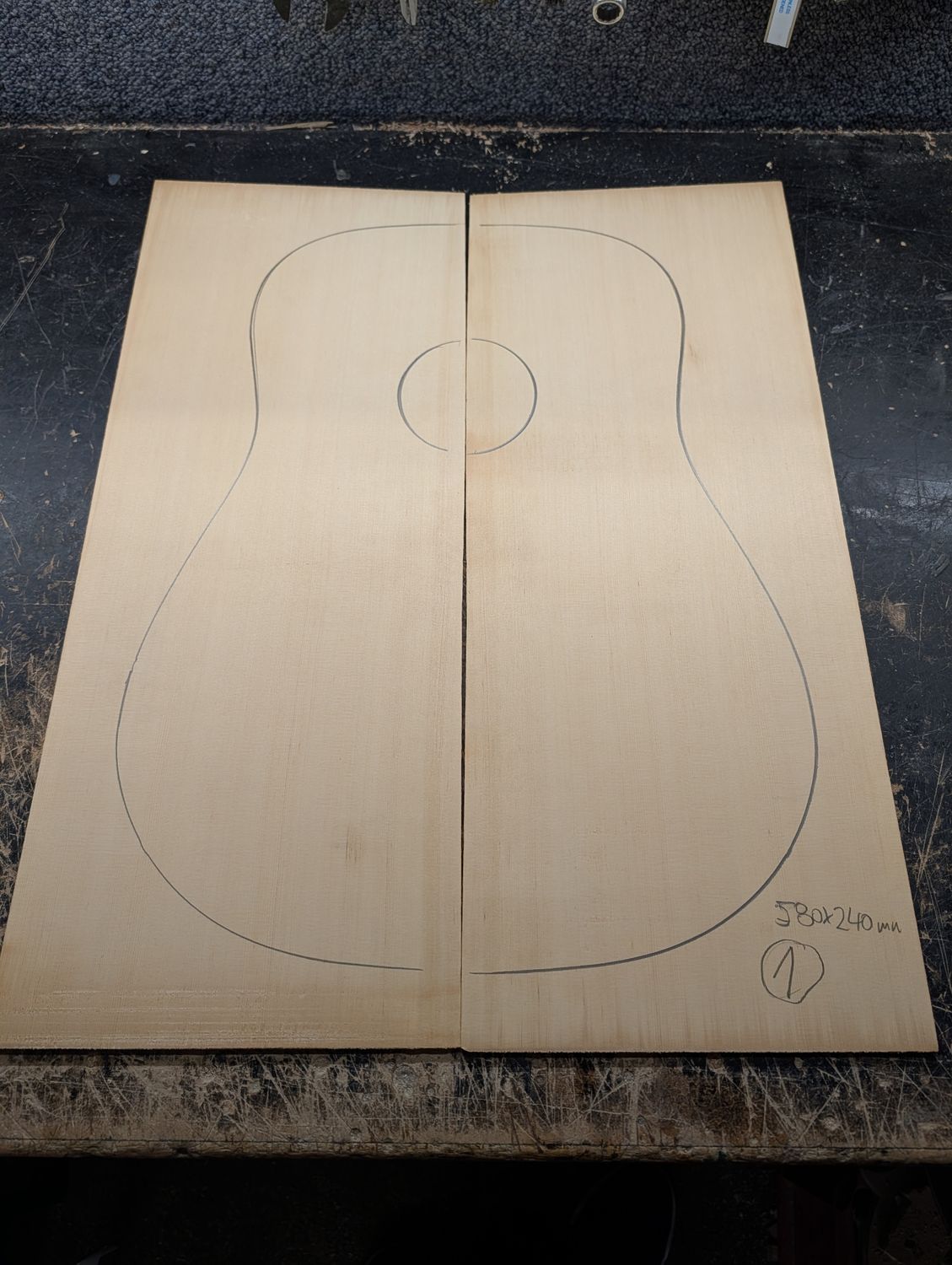 AAA Alaskan Yellow Cedar Soundboard 12627