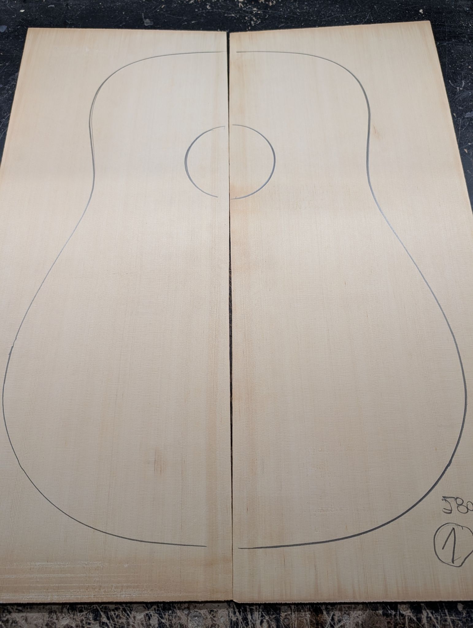 AAA Alaskan Yellow Cedar Soundboard 12627