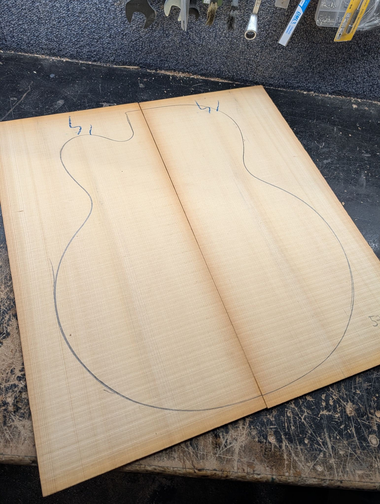 Jumbo Alaskan Yellow Cedar Soundboard 12625