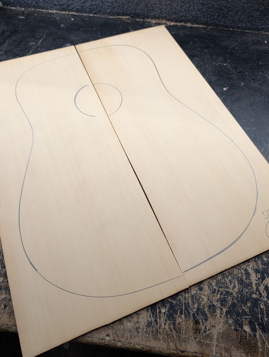 AA Alaskan Yellow Cedar Soundboard 12628