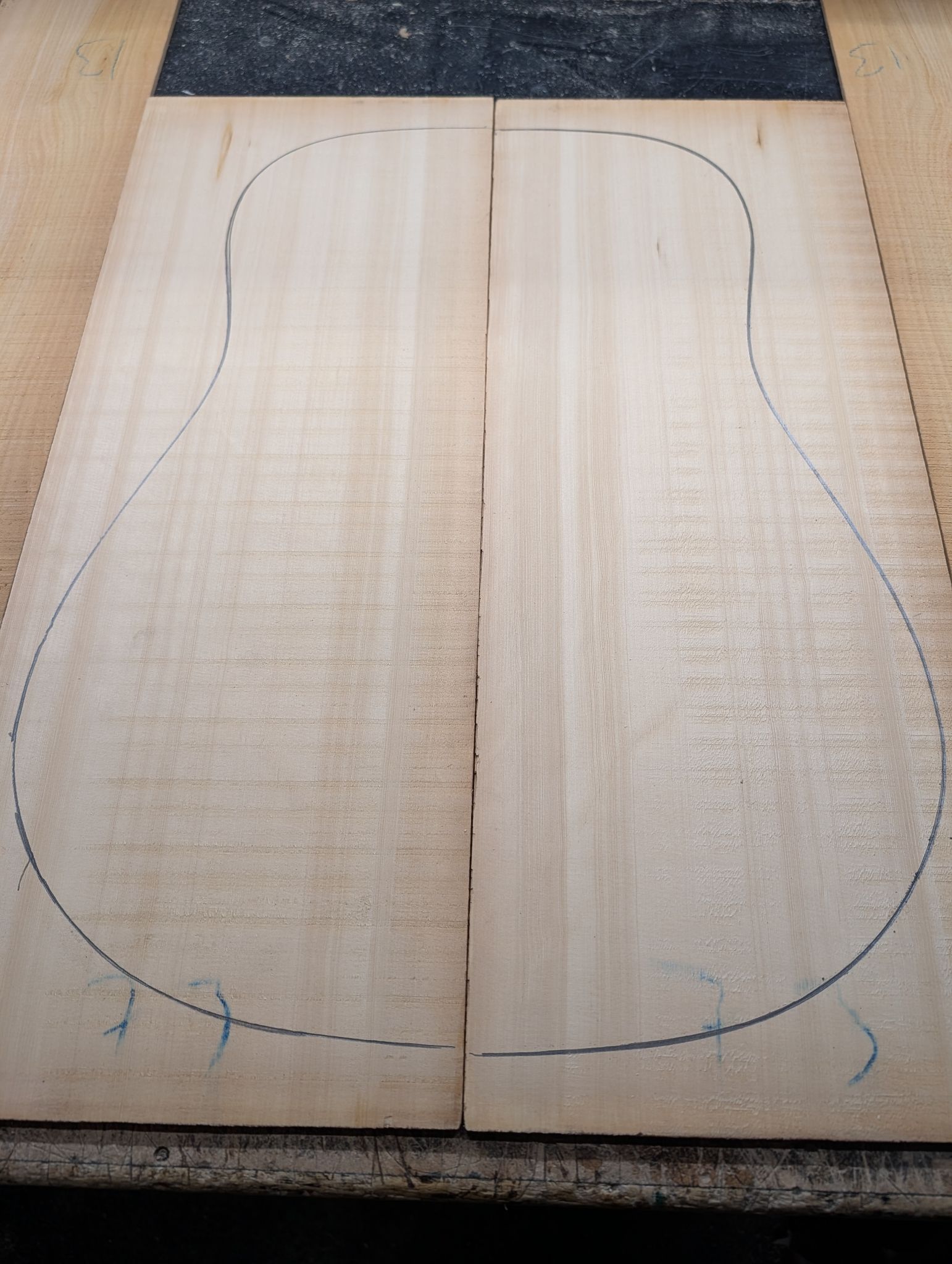 Cypress Large Back and Sides Set 12659