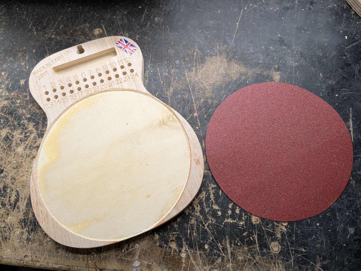 28ft Convex Bridge Sanding Jig with Fretwire Holder