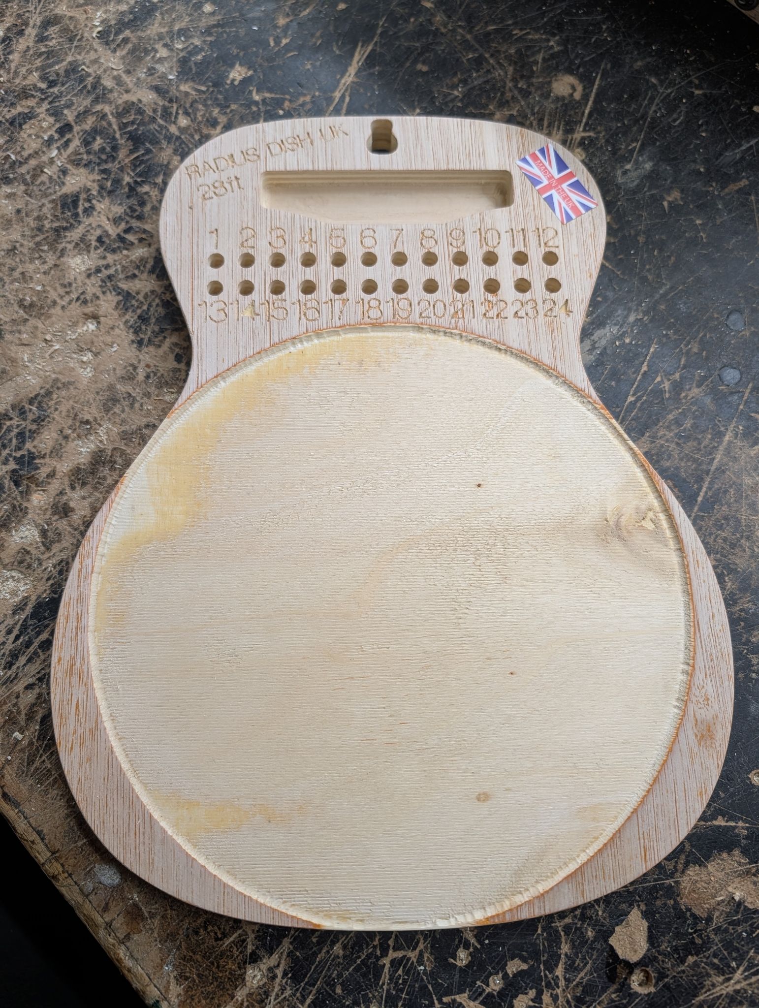 28ft Convex Bridge Sanding Jig with Fretwire Holder