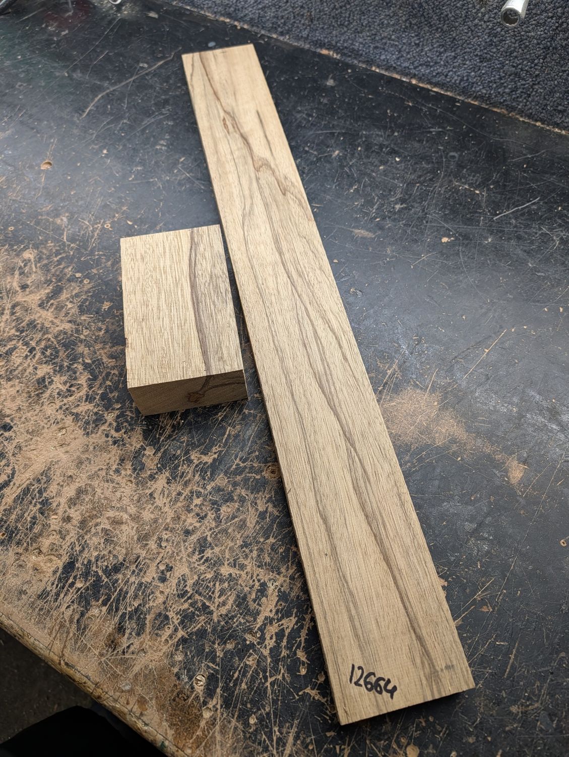 Korina Black Limba Neck and Heel 12664