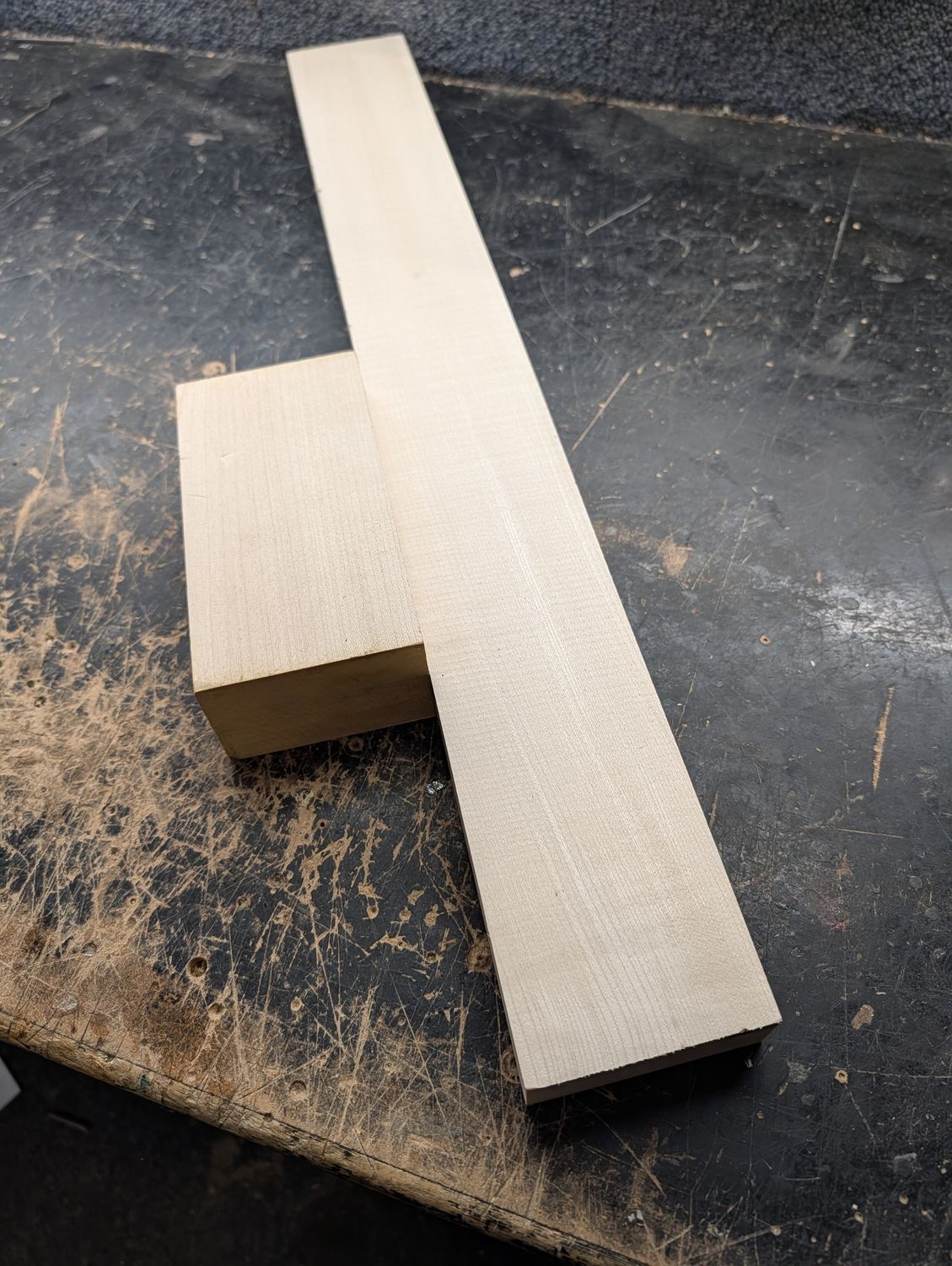 Flame Maple Neck and Heel 12680