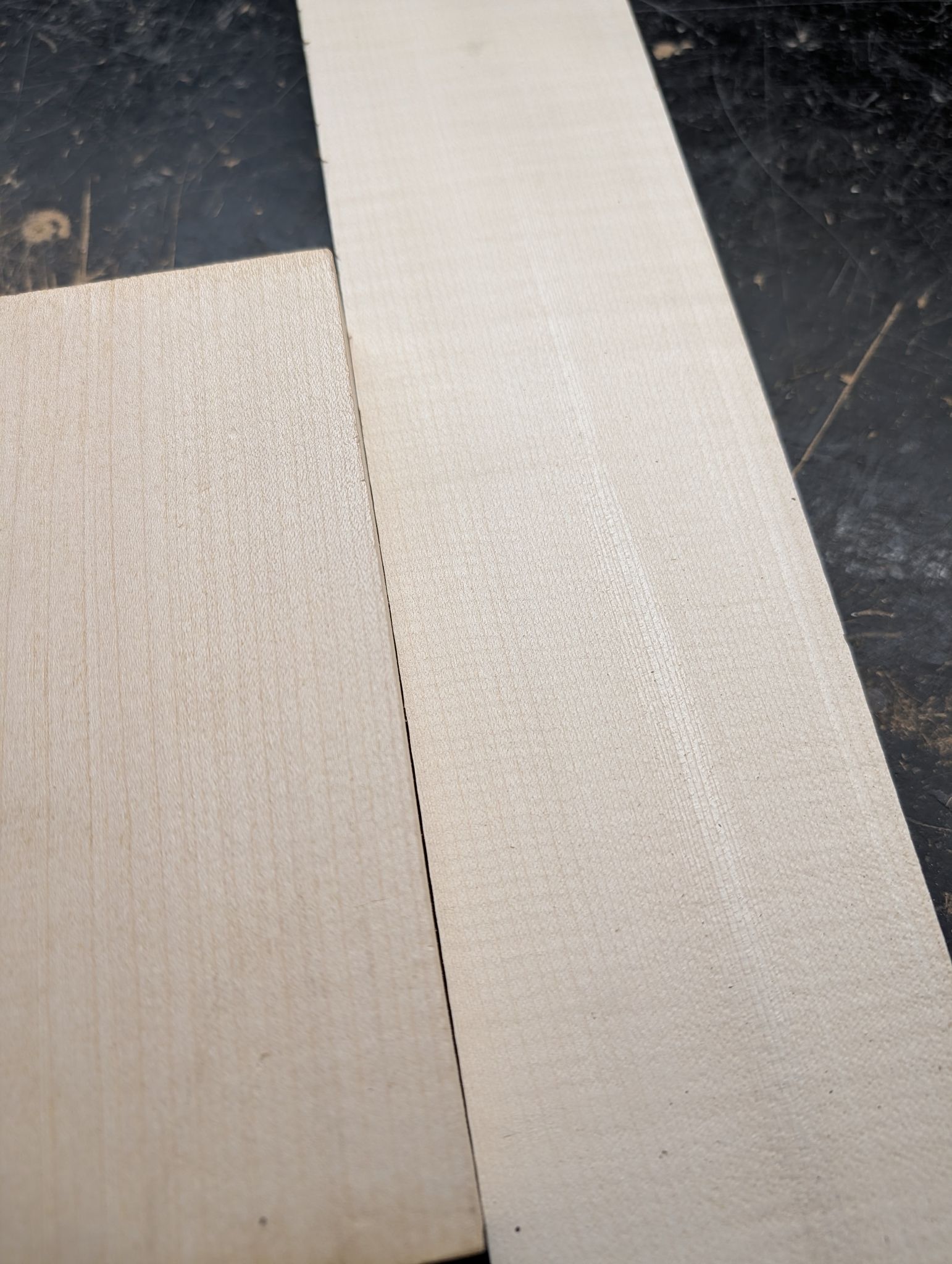 Flame Maple Neck and Heel 12680