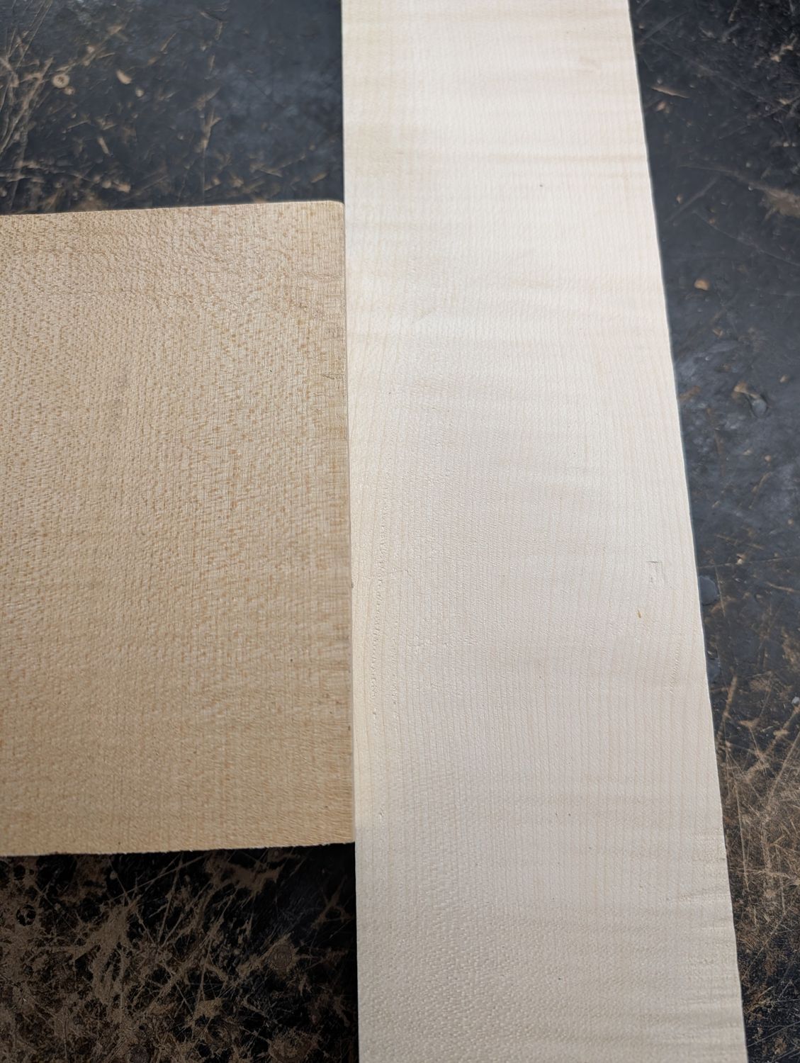 Flame Maple Neck and Heel 12681