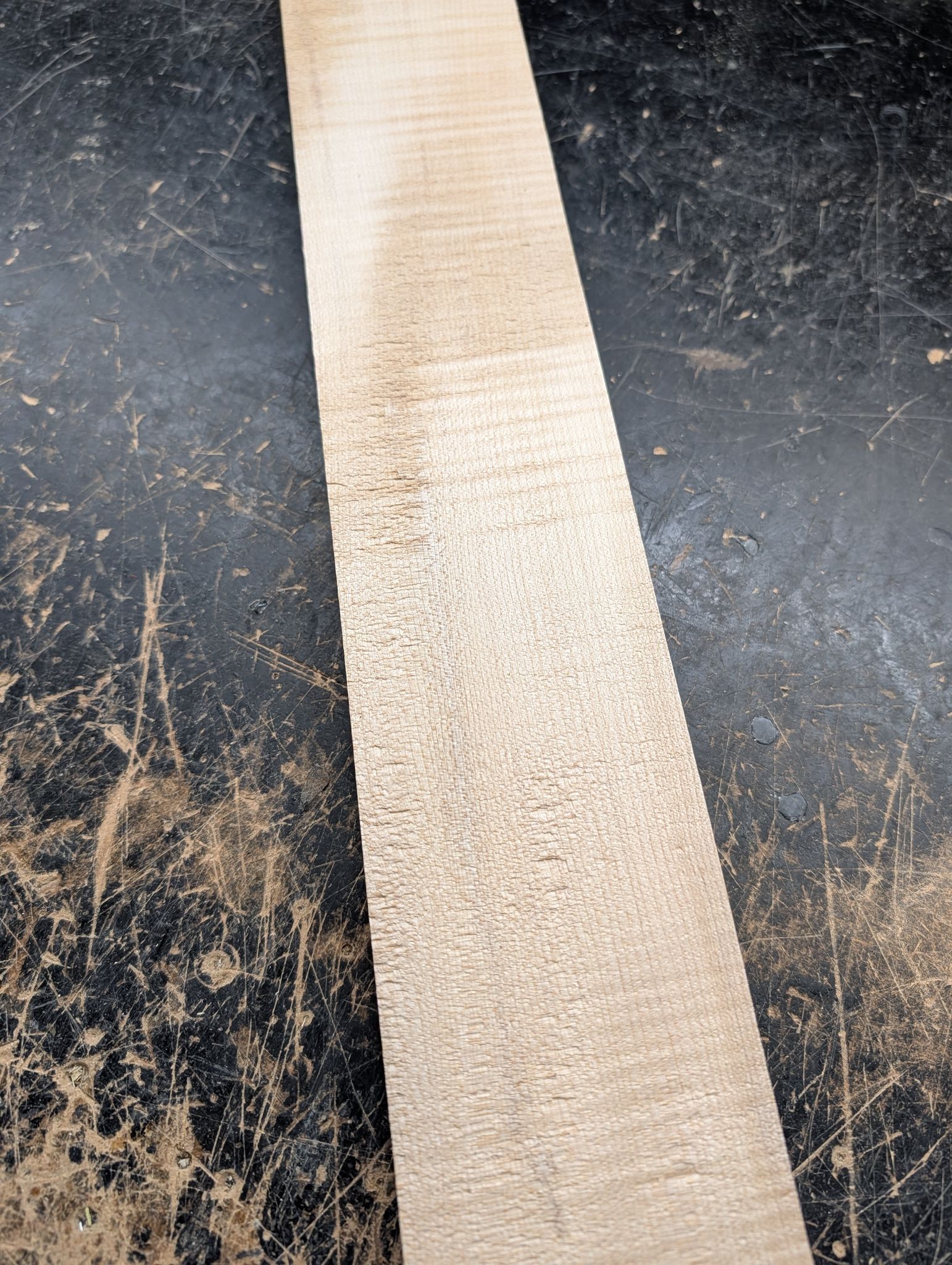 Curly Maple Large Neck Blank 12685