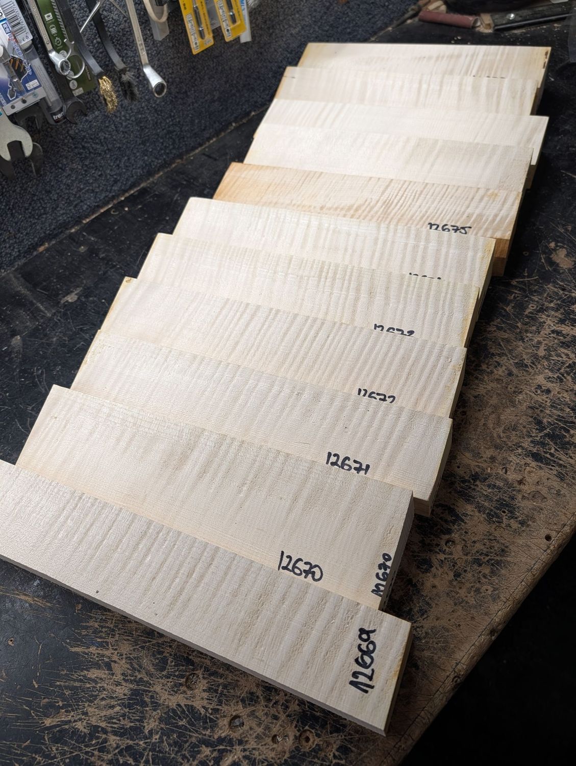 Violin Maple Neck Blank 12679