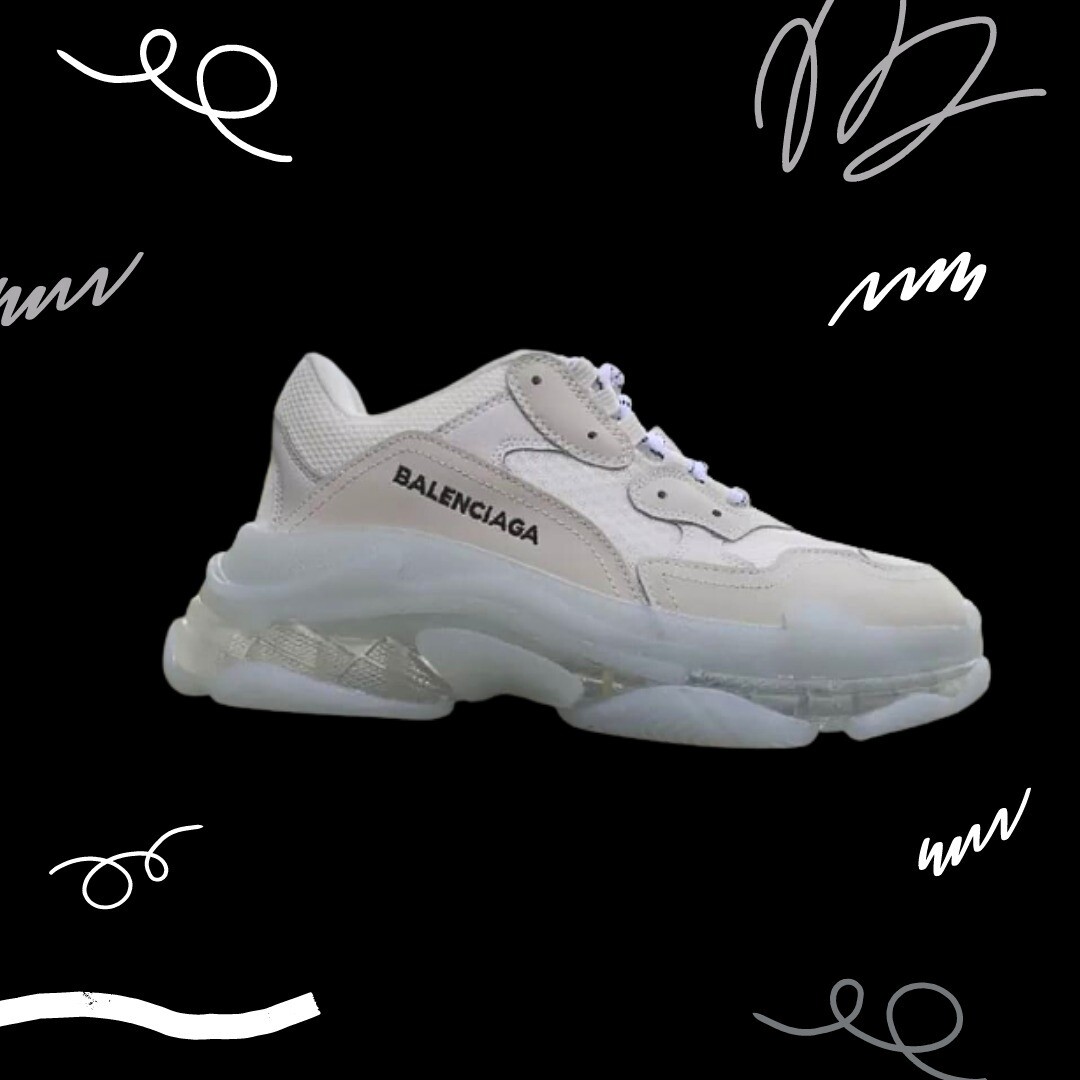 Zapatillas BALENCIAGA Triple S suela transparente