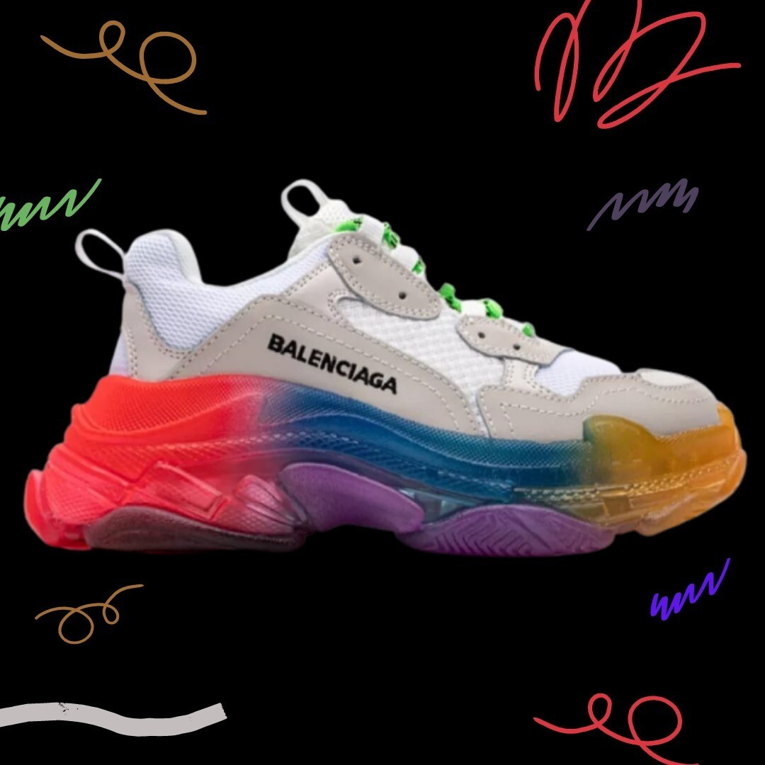 Balenciagas Triple S Arcoiris