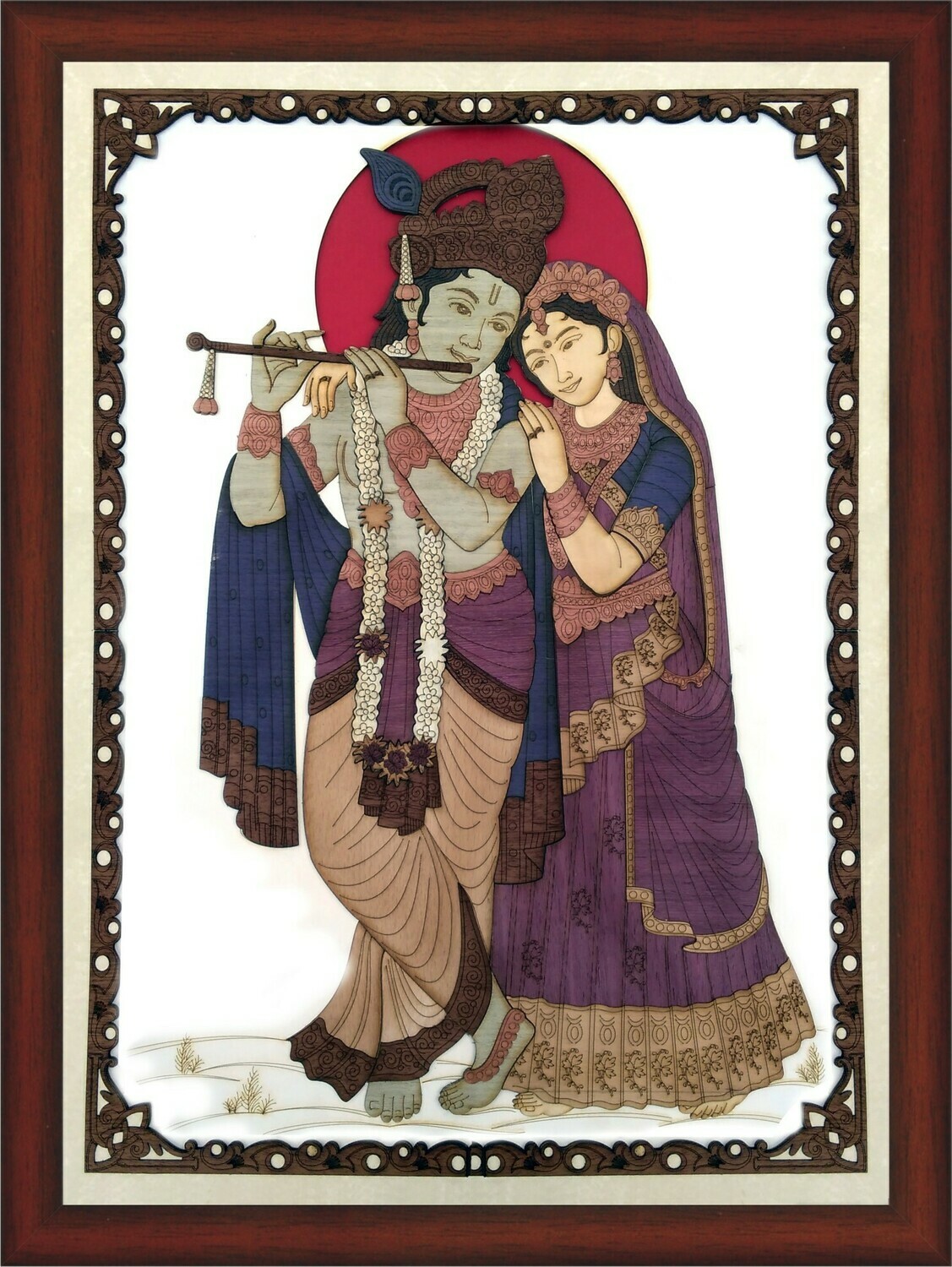 Radha Krishna ( Size 8 * 12)