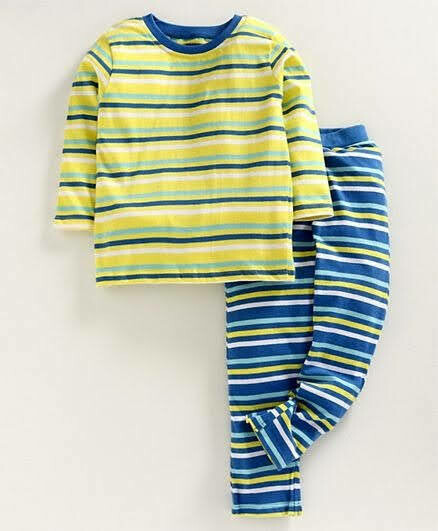 STRIPED YELLOW- Boy Pyjamas/Sleepwear