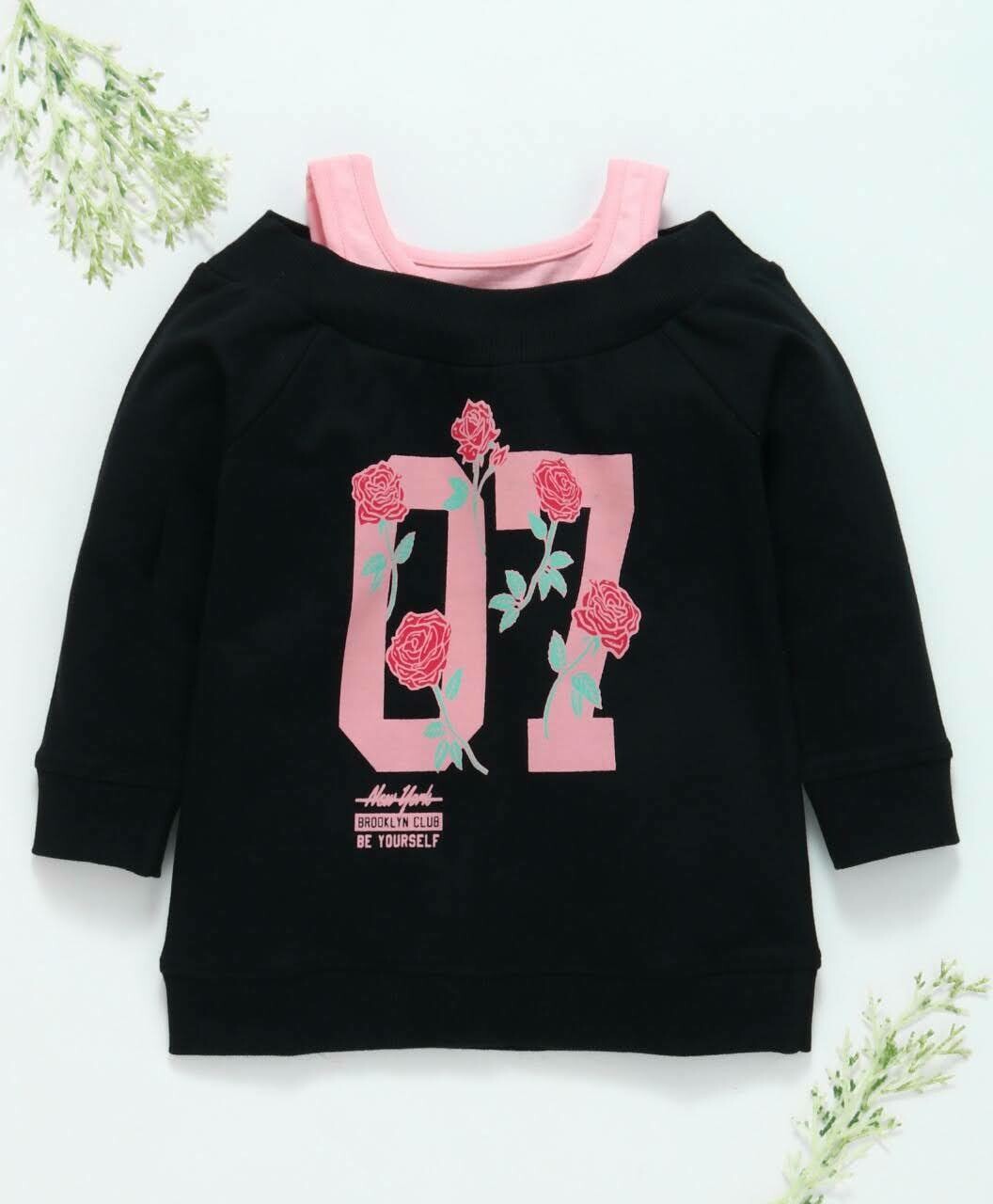 07 Rose -  Girl  Sweatshirt