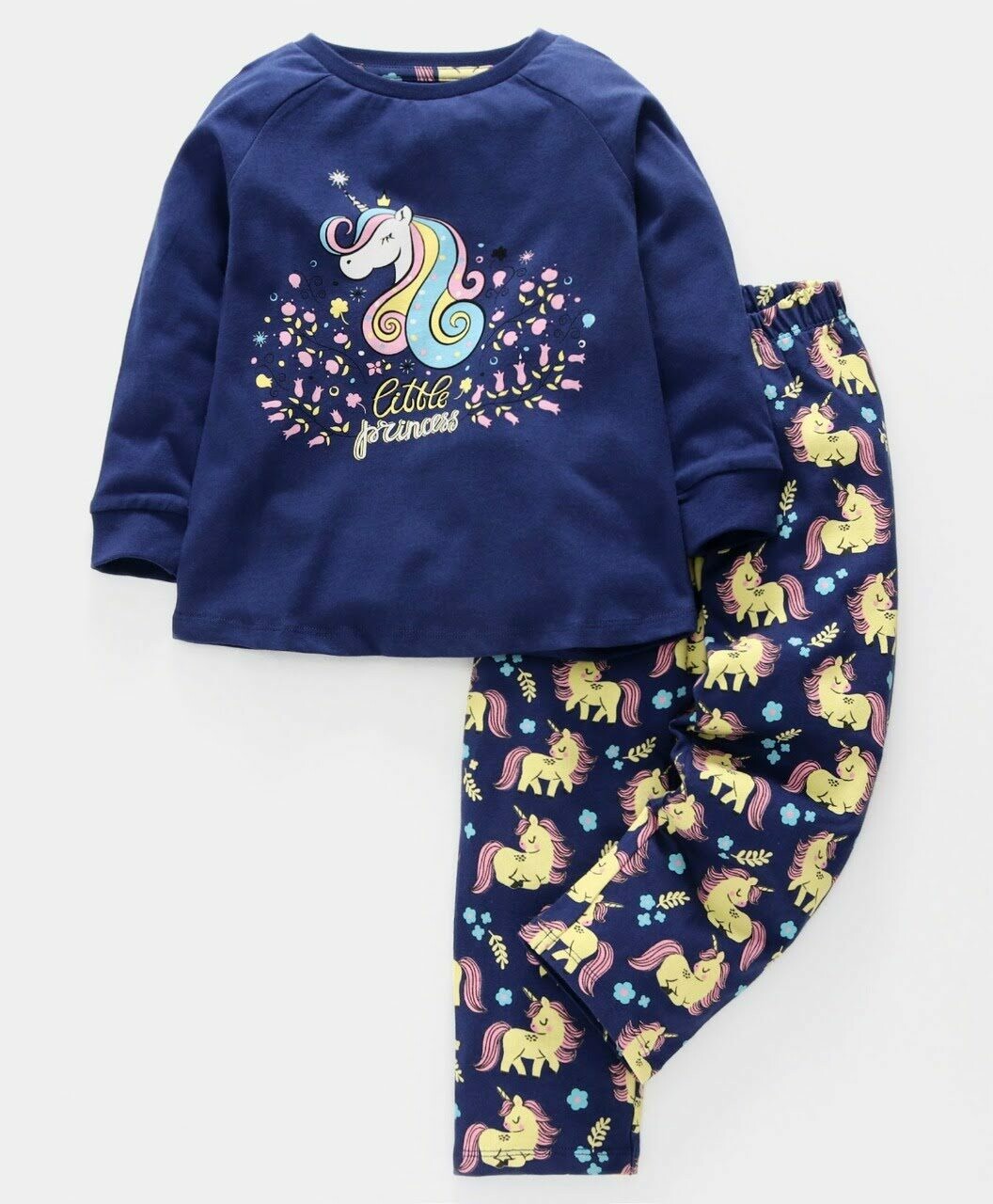Unicorn Blue -Girl Pyjamas/Sleepwear