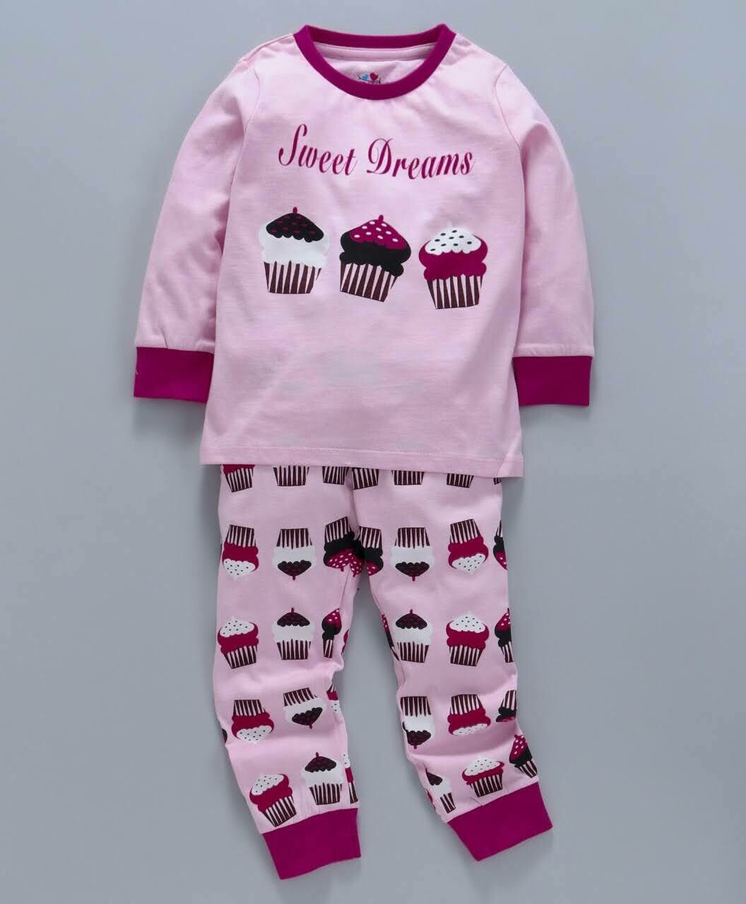 Cupcake Pink -Girl Pyjamas/Sleepwear