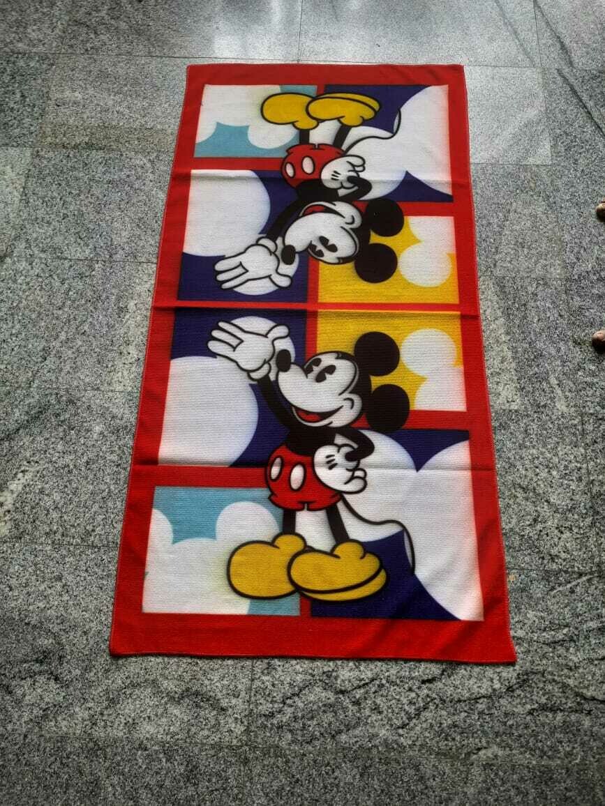 Mickey and MicKey Printed pool towel