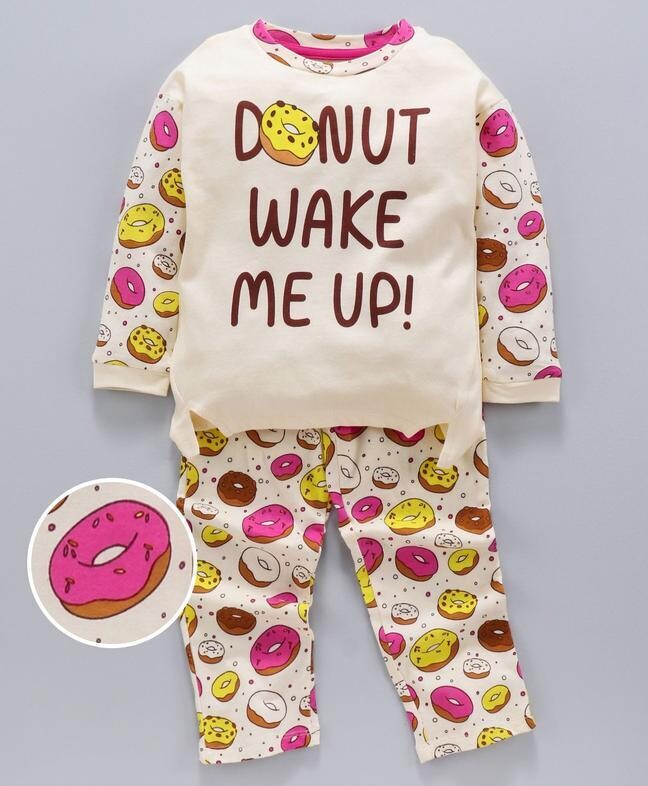 Donut Girl Girls-Pyjamas/Sleepwear