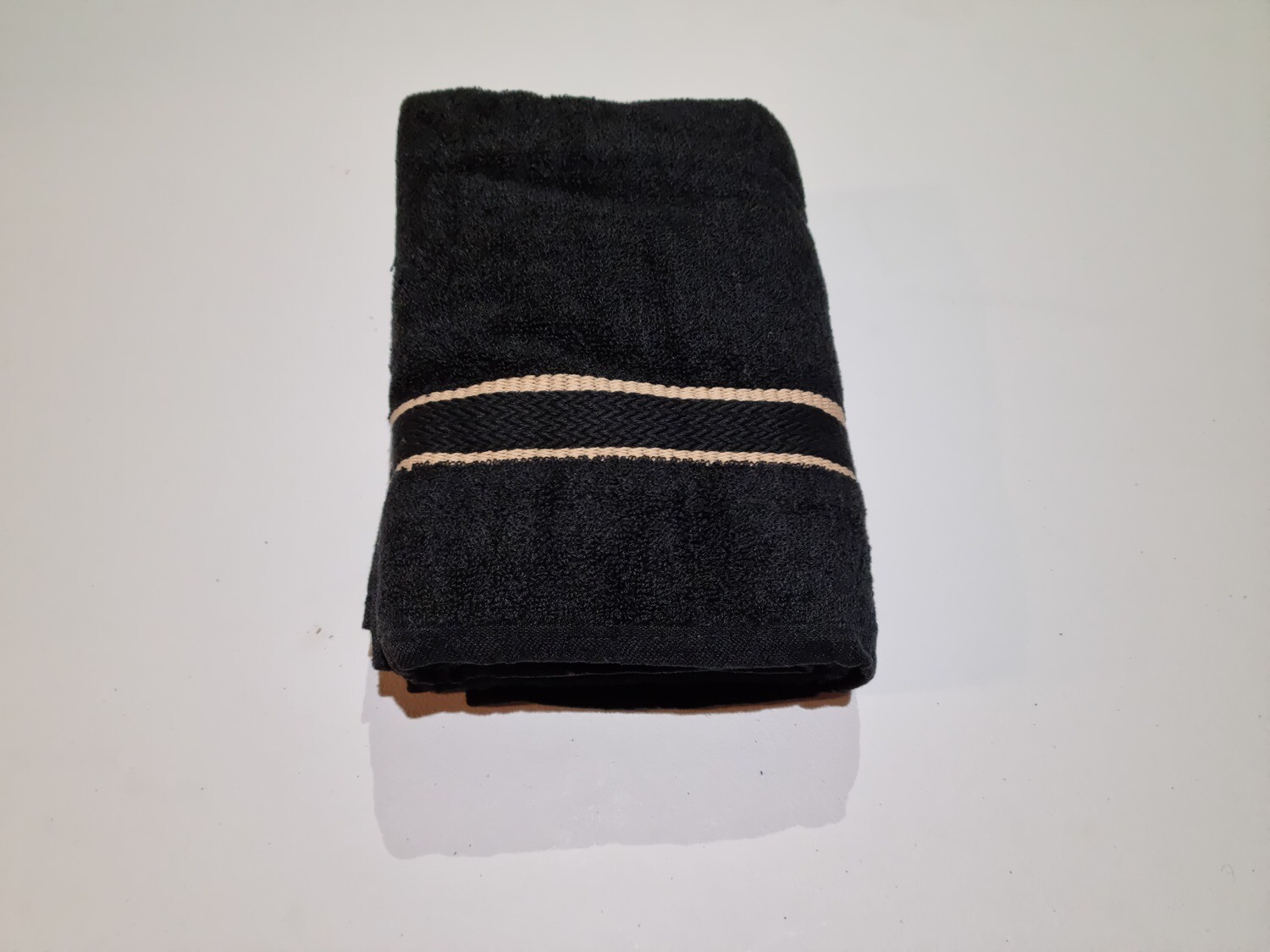 Black Border Soft Terry bath towel