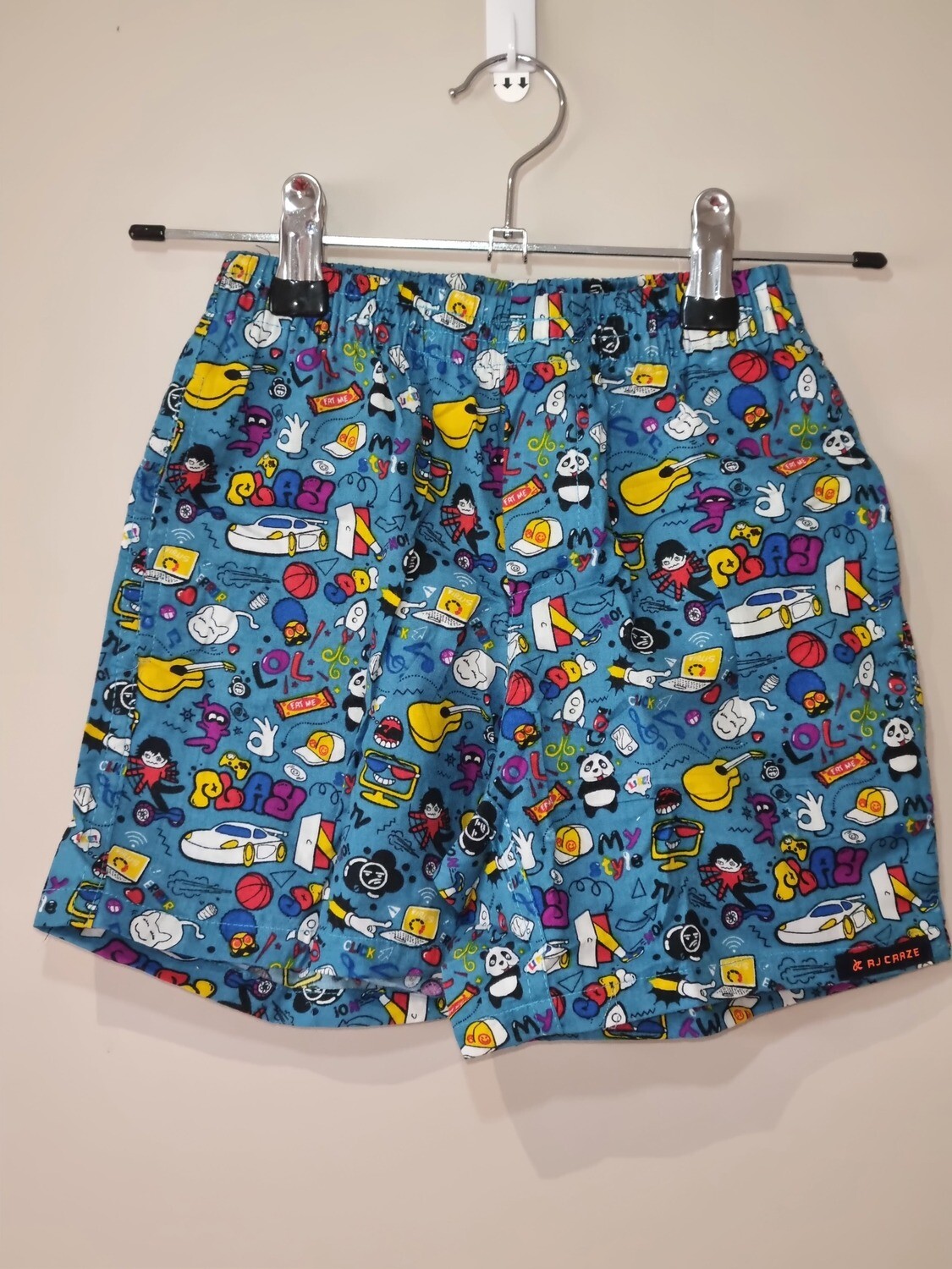 KID&#39;s Shorts - Blue Grey Color
