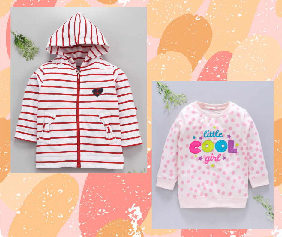 ANCHOR -Girl Hood AND Little Cool - Girl Sweatshirt - COMBO 4