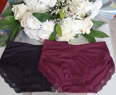 Women's Sister Hood panties, colors black and purple Women's Sister Hood panties, colors black and purple